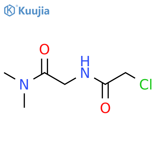 2-chloro-N-(dimethylcarbamoyl)methylacetamide structure