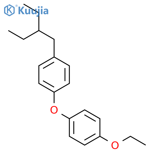 Benzene,1-ethoxy-4-[4-(2-ethylbutyl)phenoxy]- structure