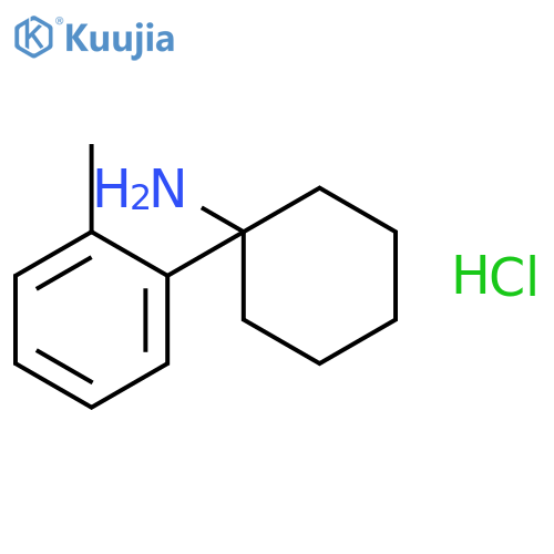 1-(2-methylphenyl)cyclohexan-1-amine hydrochloride structure