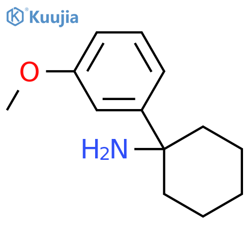 1-(3-methoxyphenyl)cyclohexan-1-amine structure