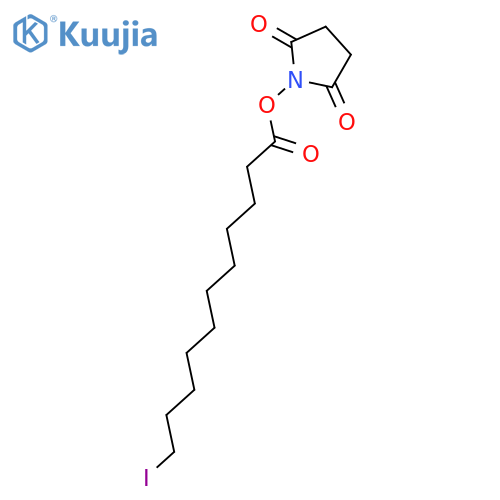 1-[(11-Iodoundecanoyl)oxy]pyrrolidine-2,5-dione structure