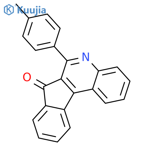 7H-Indeno[2,1-c]quinolin-7-one,6-(4-methylphenyl)- structure