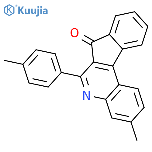7H-Indeno[2,1-c]quinolin-7-one,3-methyl-6-(4-methylphenyl)- structure