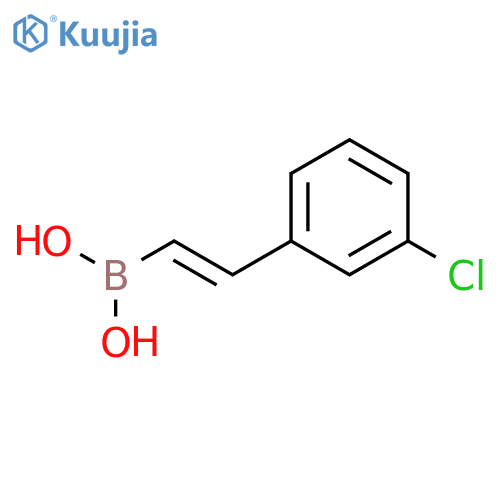 (3-Chlorostyryl)boronic acid structure
