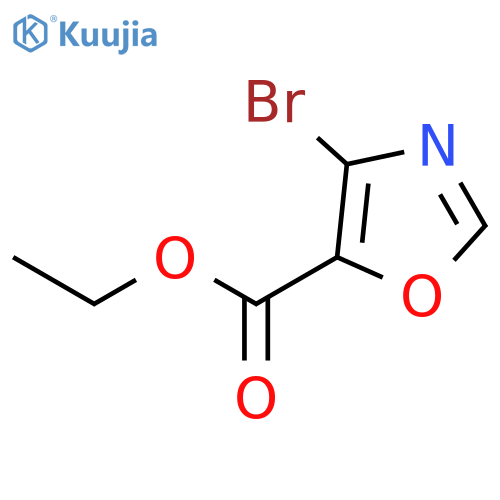 Ethyl 4-bromooxazole-5-carboxylate structure