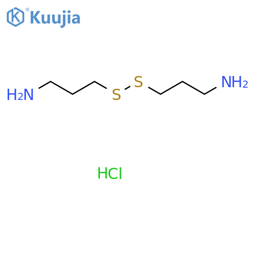3,3'-Disulfanediylbis(propan-1-amine) hydrochloride structure