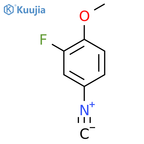 2-fluoro-4-isocyano-1-methoxybenzene structure