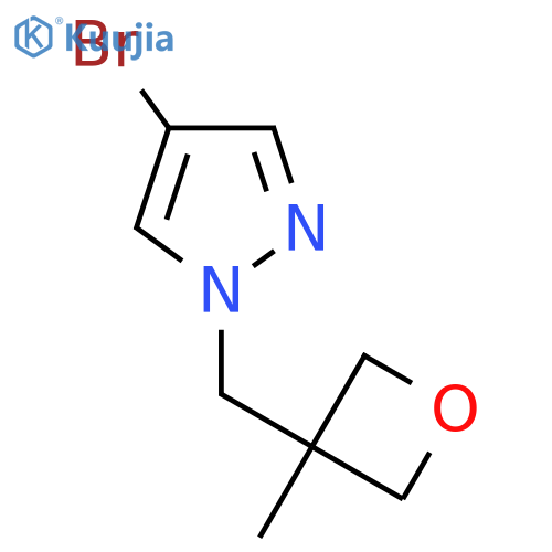 4-bromo-1-[(3-methyloxetan-3-yl)methyl]pyrazole structure