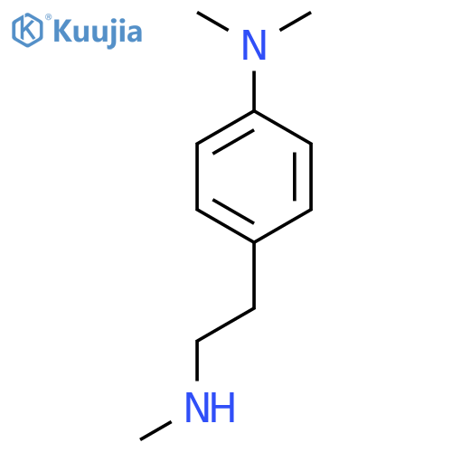 N,N-dimethyl-4-2-(methylamino)ethylaniline structure