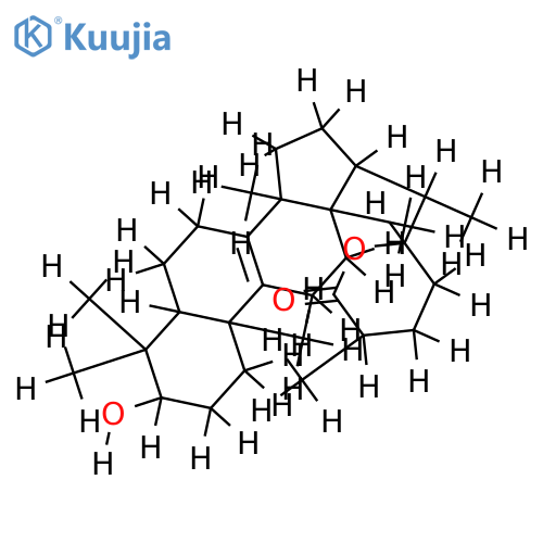 (3alpha,22S,25R)-3-hydroxy-22,26-epoxylanost-8-en-26-one structure