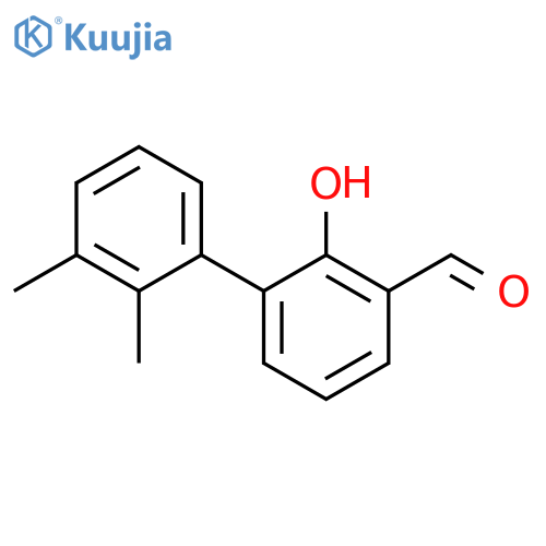 6-(2,3-Dimethylphenyl)-2-formylphenol structure