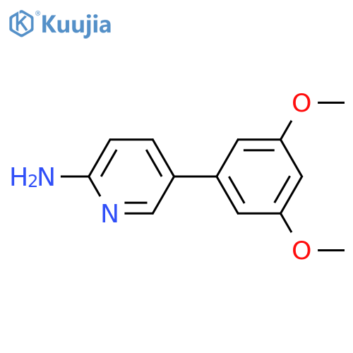 5-(3,5-Dimethoxyphenyl)pyridin-2-amine structure