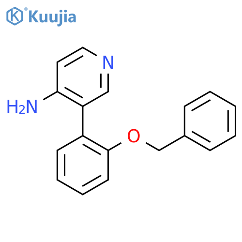3-(2-(Benzyloxy)phenyl)pyridin-4-amine structure