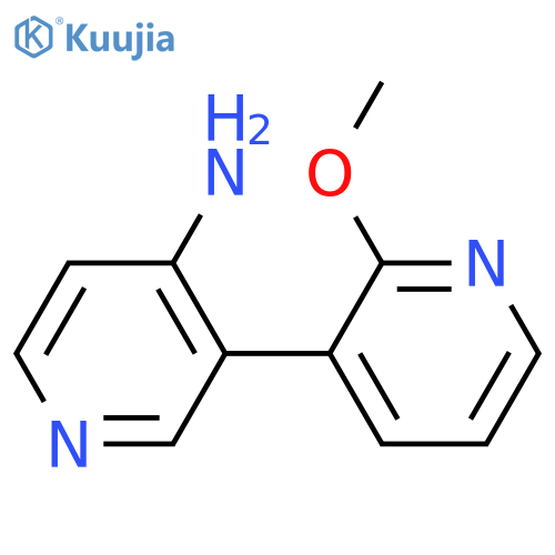 2'-Methoxy-[3,3'-bipyridin]-4-amine structure
