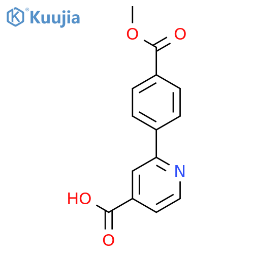 2-(4-methoxycarbonylphenyl)Isonicotinic acid structure