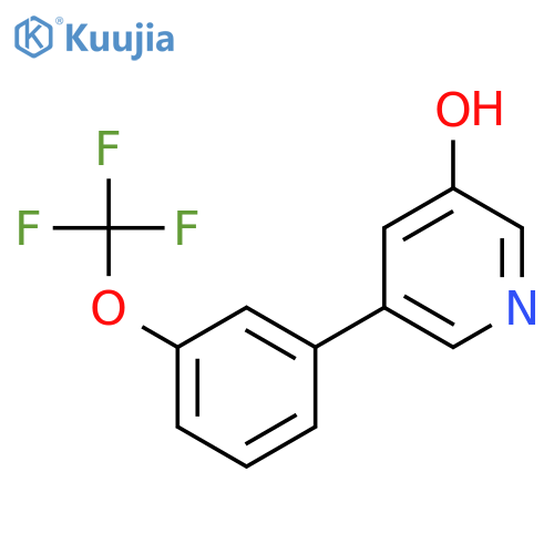 5-[3-(Trifluoromethoxy)phenyl]pyridin-3-ol structure
