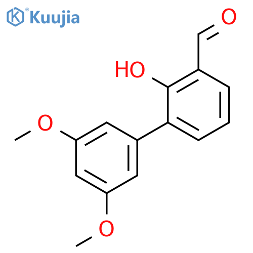 6-(3,5-Dimethoxyphenyl)-2-formylphenol structure