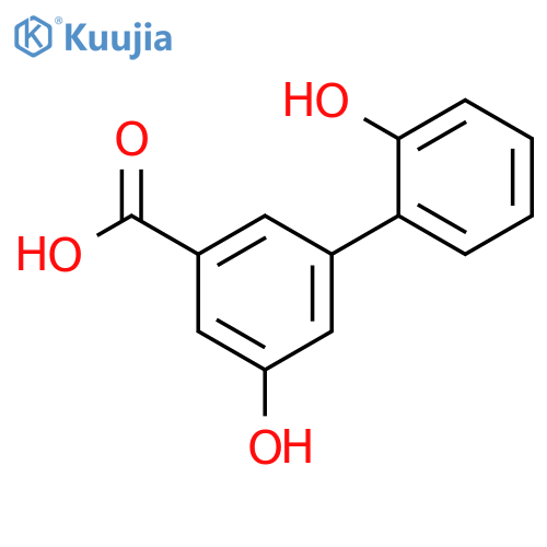 3-(2-Hydroxyphenyl)-5-hydroxybenzoic acid structure