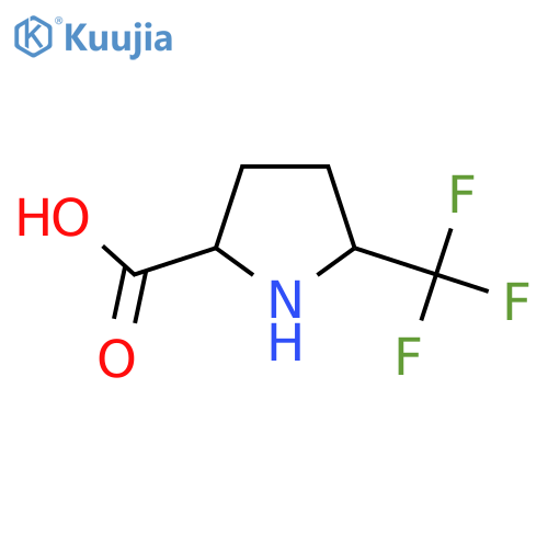 5-(Trifluoromethyl)pyrrolidine-2-carboxylic acid structure
