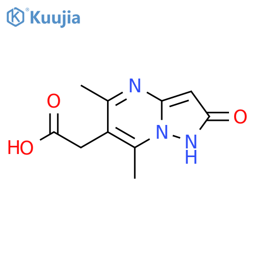 2-{5,7-dimethyl-2-oxo-1H,2H-pyrazolo1,5-apyrimidin-6-yl}acetic acid structure