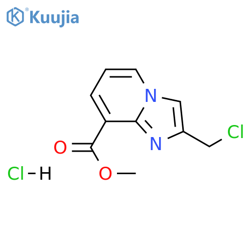 methyl 2-(chloromethyl)imidazo1,2-apyridine-8-carboxylate hydrochloride structure