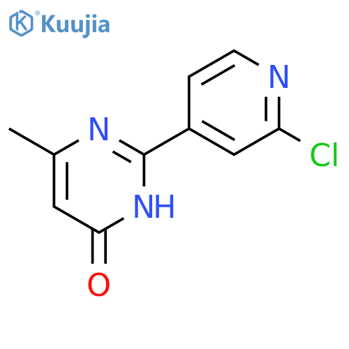 2-(2-chloropyridin-4-yl)-6-methyl-3,4-dihydropyrimidin-4-one structure