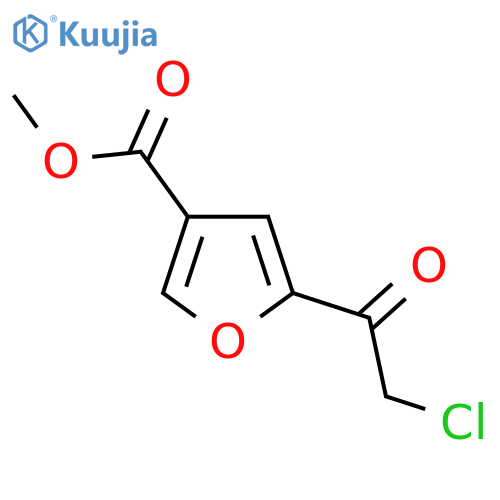 Methyl 5-(2-chloroacetyl)furan-3-carboxylate structure
