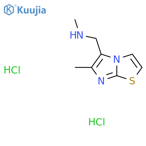 methyl({6-methylimidazo2,1-b1,3thiazol-5-yl}methyl)amine dihydrochloride structure