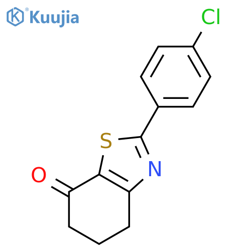 2-(4-chlorophenyl)-4,5,6,7-tetrahydro-1,3-benzothiazol-7-one structure