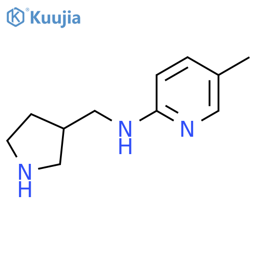 5-Methyl-N-(pyrrolidin-3-ylmethyl)pyridin-2-amine structure