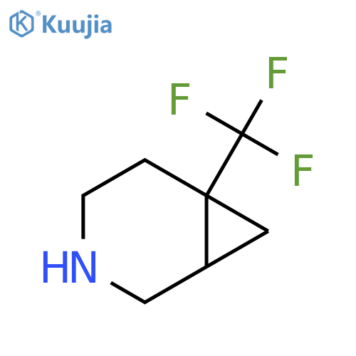 6-(Trifluoromethyl)-3-azabicyclo[4.1.0]heptane structure