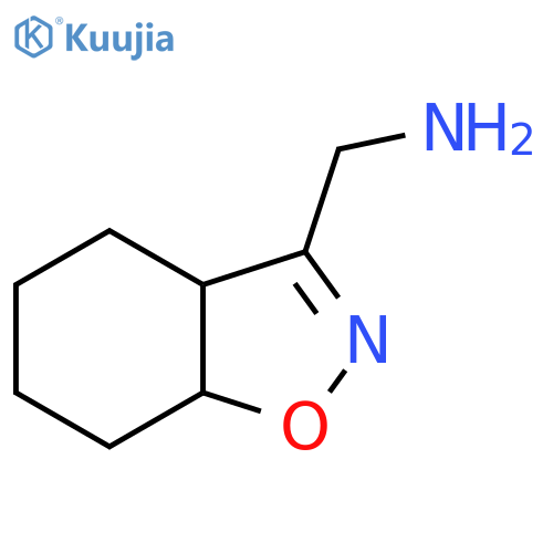 (3a,4,5,6,7,7a-hexahydro-1,2-benzoxazol-3-yl)methanamine structure