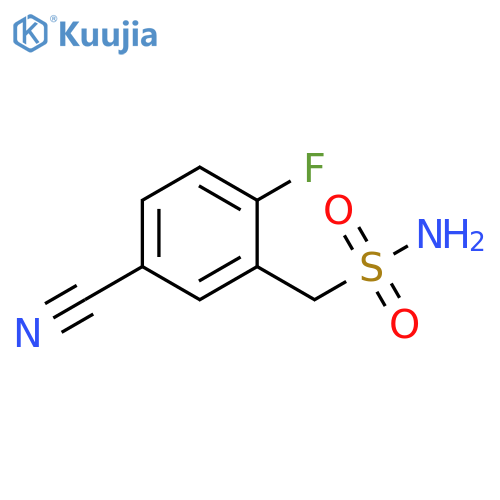(5-cyano-2-fluorophenyl)methanesulfonamide structure