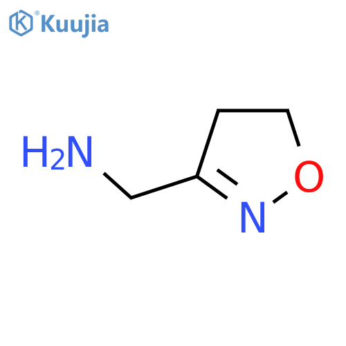 (4,5-dihydro-1,2-oxazol-3-yl)methanamine structure