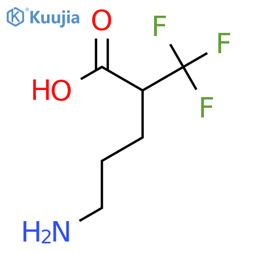 5-Amino-2-(trifluoromethyl)pentanoic acid structure