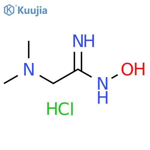 2-(dimethylamino)-N'-hydroxyethanimidamide hydrochloride structure