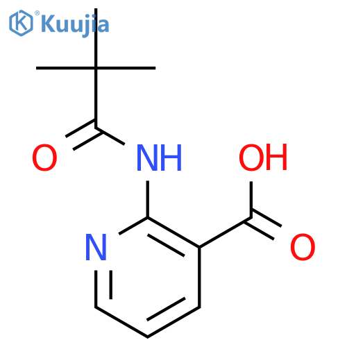 2-(2,2-Dimethyl-propionylamino)-nicotinic acid structure