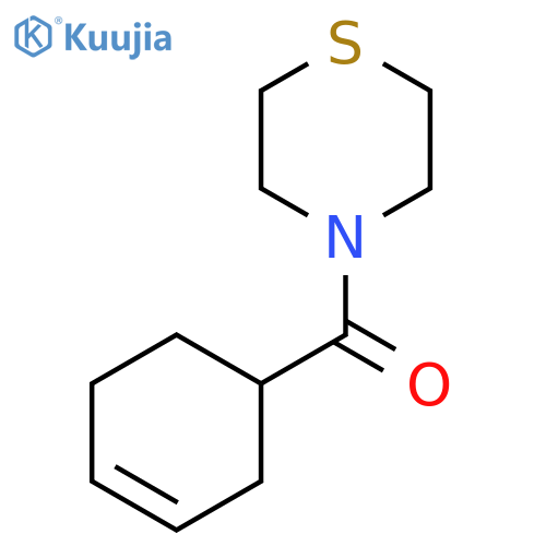 4-(cyclohex-3-ene-1-carbonyl)thiomorpholine structure