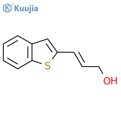 3-(1-benzothiophen-2-yl)prop-2-en-1-ol structure
