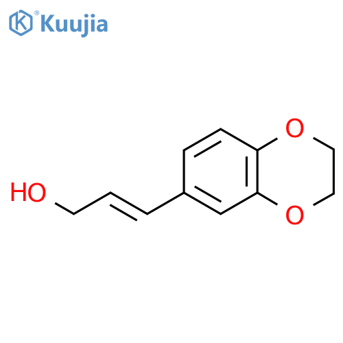 3-(2,3-Dihydro-1,4-benzodioxin-6-yl)prop-2-en-1-ol structure