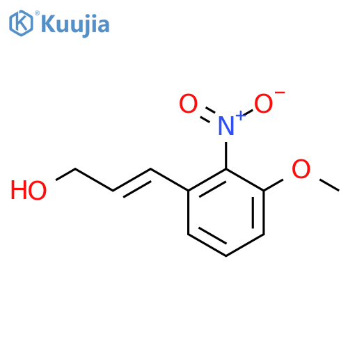 3-(3-methoxy-2-nitrophenyl)prop-2-en-1-ol structure