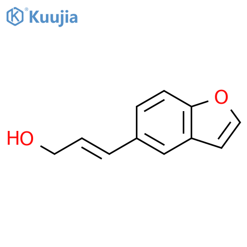 3-(1-benzofuran-5-yl)prop-2-en-1-ol structure