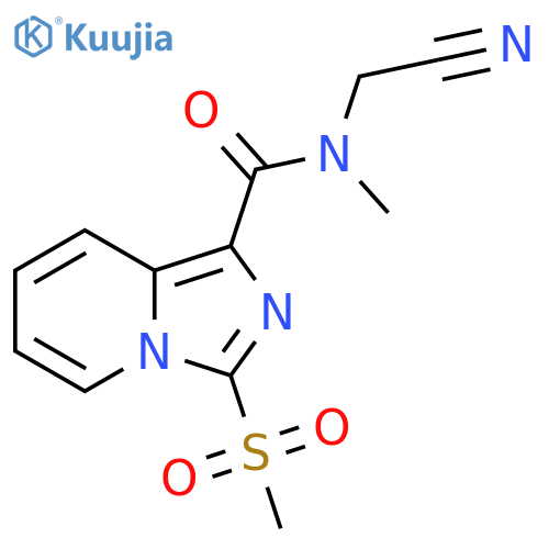 N-(cyanomethyl)-3-methanesulfonyl-N-methylimidazo1,5-apyridine-1-carboxamide structure