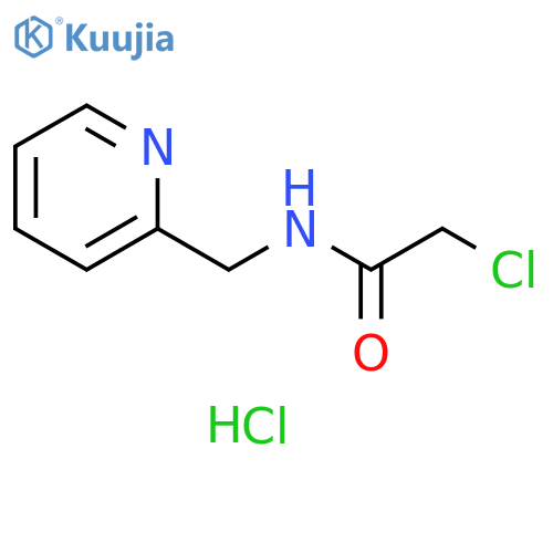 2-chloro-N-(pyridin-2-yl)methylacetamide hydrochloride structure