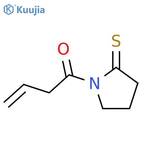 2-Pyrrolidinethione, 1-(1-oxo-3-butenyl)- (9CI) structure