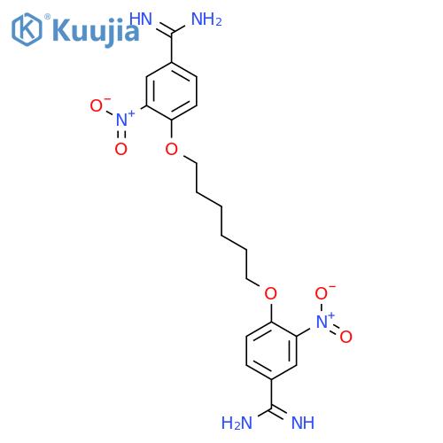Benzenecarboximidamide, 4,4'-[1,6-hexanediylbis(oxy)]bis[3-nitro- structure