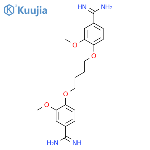 Benzenecarboximidamide,4,4'-[1,4-butanediylbis(oxy)]bis[3-methoxy- structure