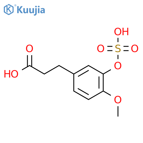 Dihydro Isoferulic Acid 3-O-Sulfate structure