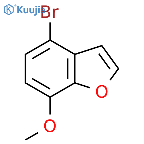 4-Bromo-7-methoxybenzofuran structure