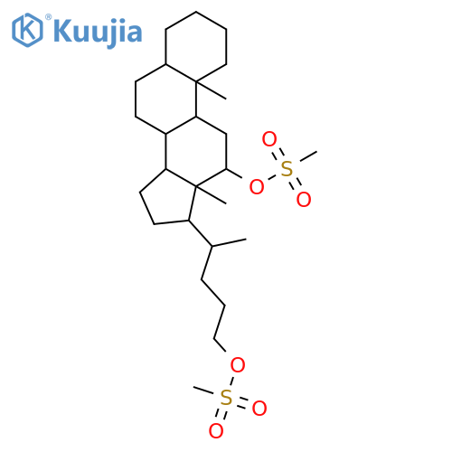 Cholane-12,24-diol,dimethanesulfonate, (5b,12a)- (9CI) structure